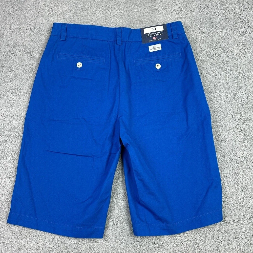 Vineyard Vines Club Shorts Men 30 Blue Summer Twill Chino Classic 11